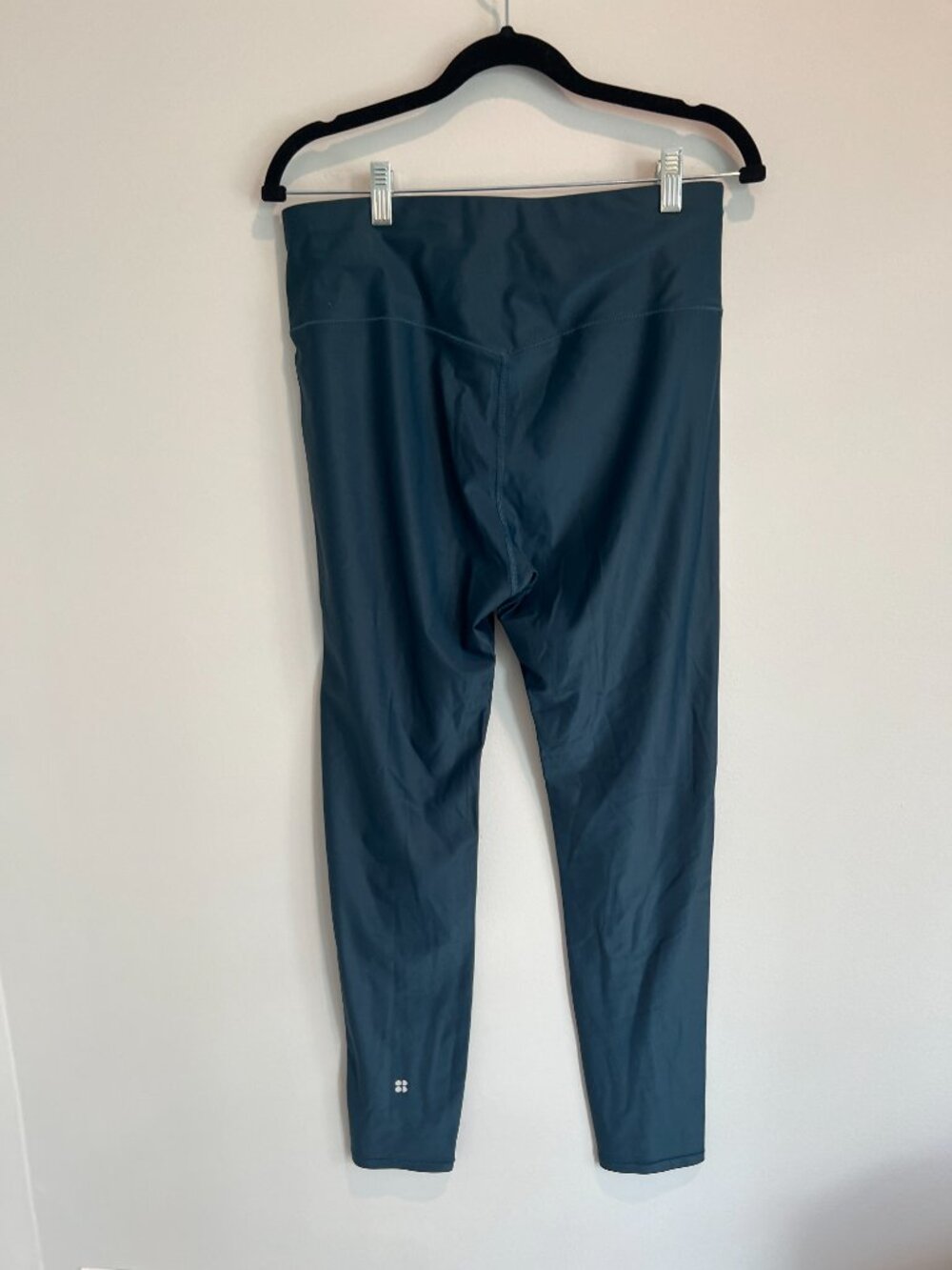 Sweaty Betty High Shine High Waisted Leggings Teal Blue Green XL EUC - Picture 6 of 7